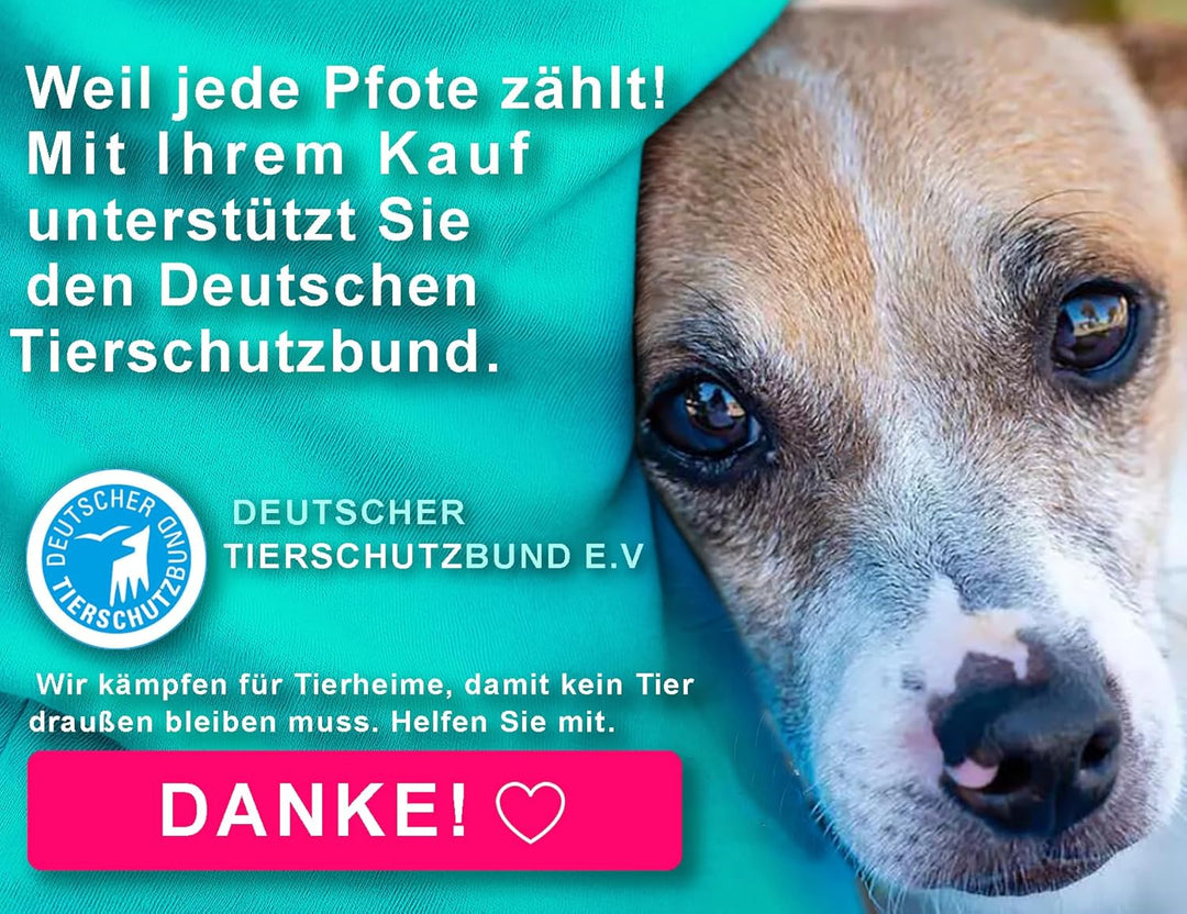 NEU 3er GESCHENKESET | Innovative 550ml Hundetrinkflasche für unterwegs | inkl. Futterbehälter & Zah