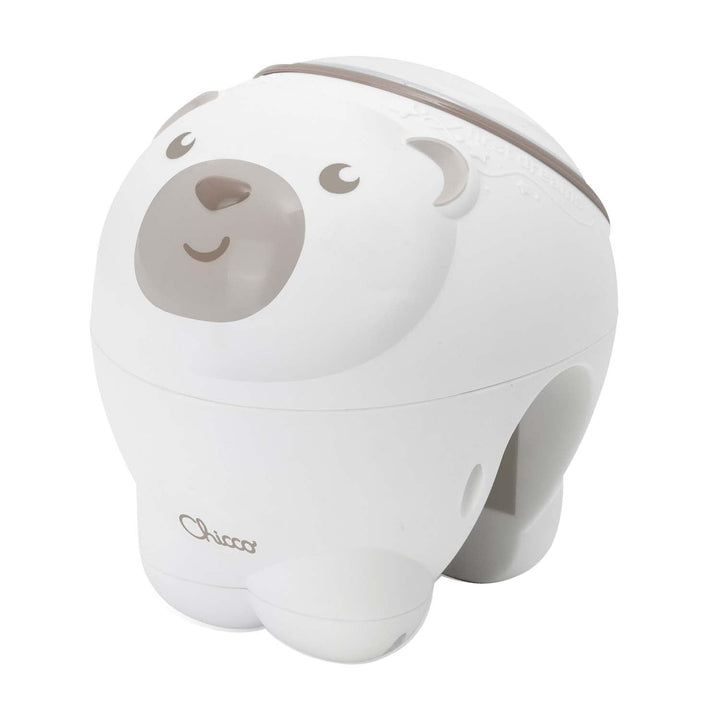 Chicco First Dreams Eisbär Projektor, 2in1 Wiege und Bett Projektor, Kinder Nachtlicht, Aurora Borea