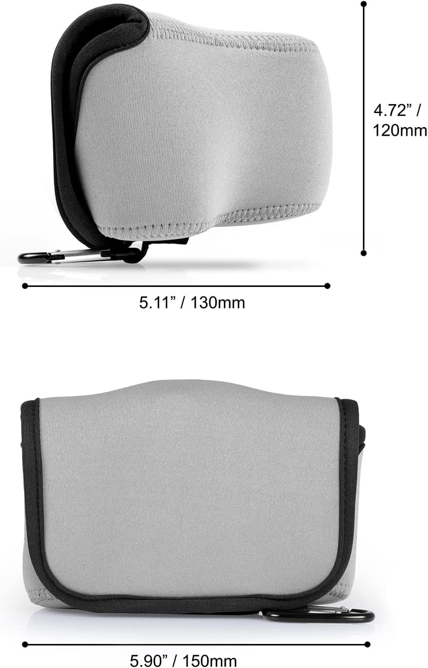 MegaGear Ultraleichte Neopren-Kameratasche kompatibel mit Nikon Z fc (16-50mm) (Gray), MG2012, Gray