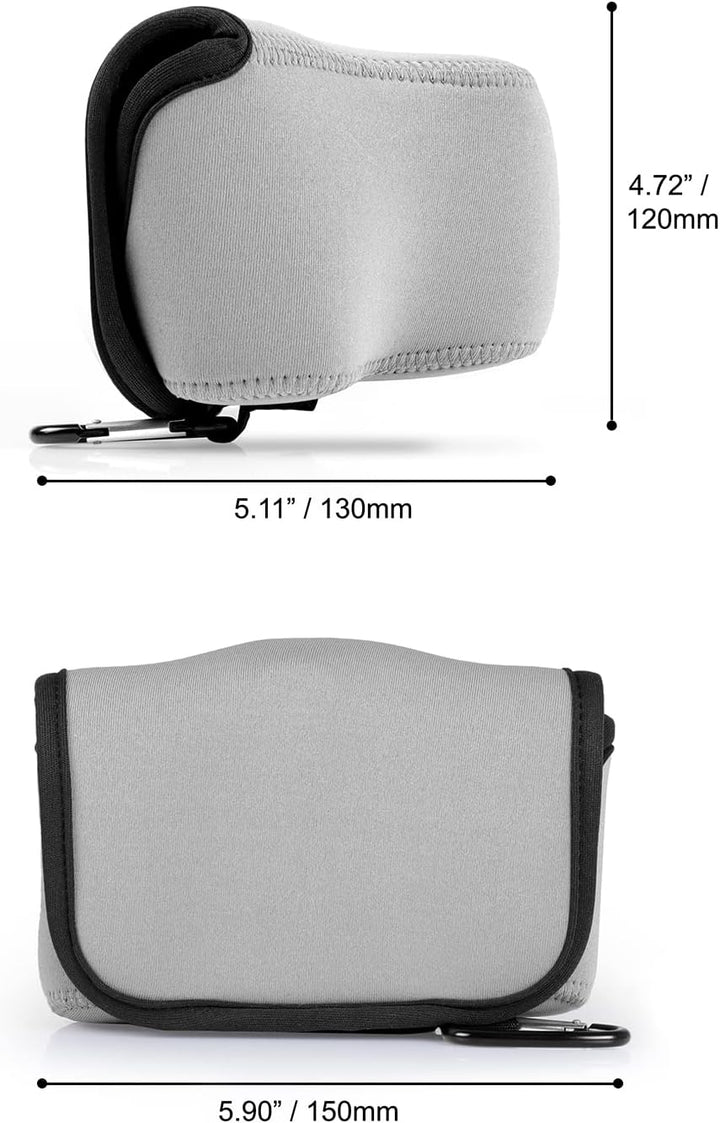 MegaGear Ultraleichte Neopren-Kameratasche kompatibel mit Nikon Z fc (16-50mm) (Gray), MG2012, Gray
