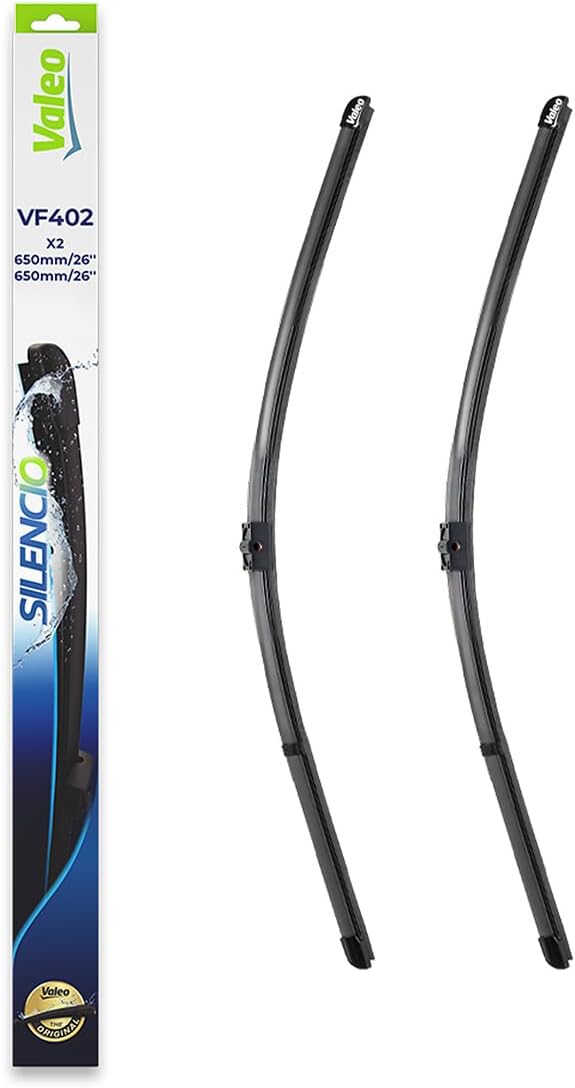 Valeo Silencio VF402 Wischerblatt 574311 Vorderansicht: 650mm / 650mm Menge Set 2 Einheiten (für Tra