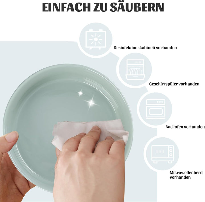 SPUNKYJUNKY 15° Kippbare Keramik Hundenapf mit Holzständer Futter und Wassernapf rutschfest für Hund
