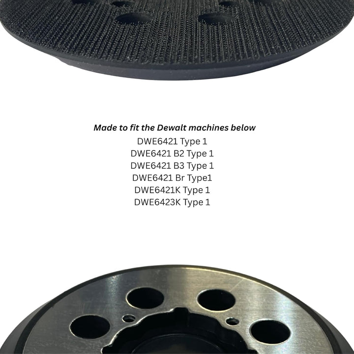 Mittelgrosser Stützteller für DeWalt DCW210N DWE6423, OEM-Teilenummer N329079, metallbeschichtetes P