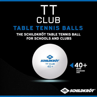 Donic-Schildkröt Tischtennisball TT-Club, Trainingsball in Poly 40+ Qualität, 120 Stk. im Grosskarto