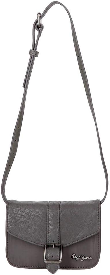 Pepe Jeans Ann Gürteltasche Grau 18x12x5 cms Polyester Grau Gürteltasche, Grau Gürteltasche