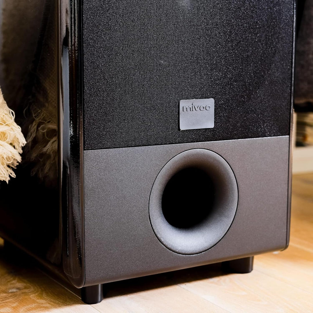 mivoc Hype 10 G2 HiFi Aktiv Subwoofer Schwarz 300W 20 bis 180Hz