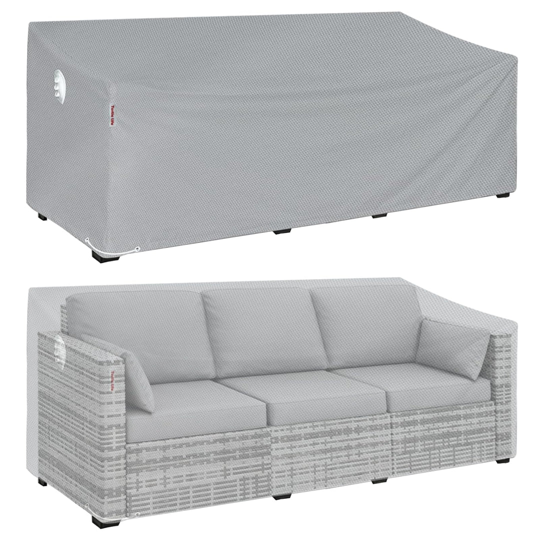 Turtle Life Gartensofa Abdeckung, Gartenbank Abdeckung Wasserdicht, Gartenbank Abdeckung für 3-4 Sit
