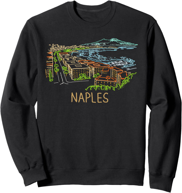 Neapel Italien Kunstgeschenk Männer Frauen Sweatshirt