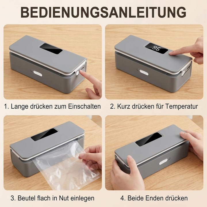 Mini Folienschweissgerät, Tüten Schweissgerät, Mini Beutelverschliesser, Tüten Versiegler, Tragbares