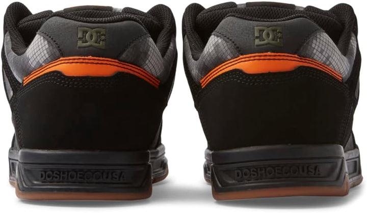 DC Shoes Herren Stag Sneaker 38 EU Black Orange, 38 EU Black Orange