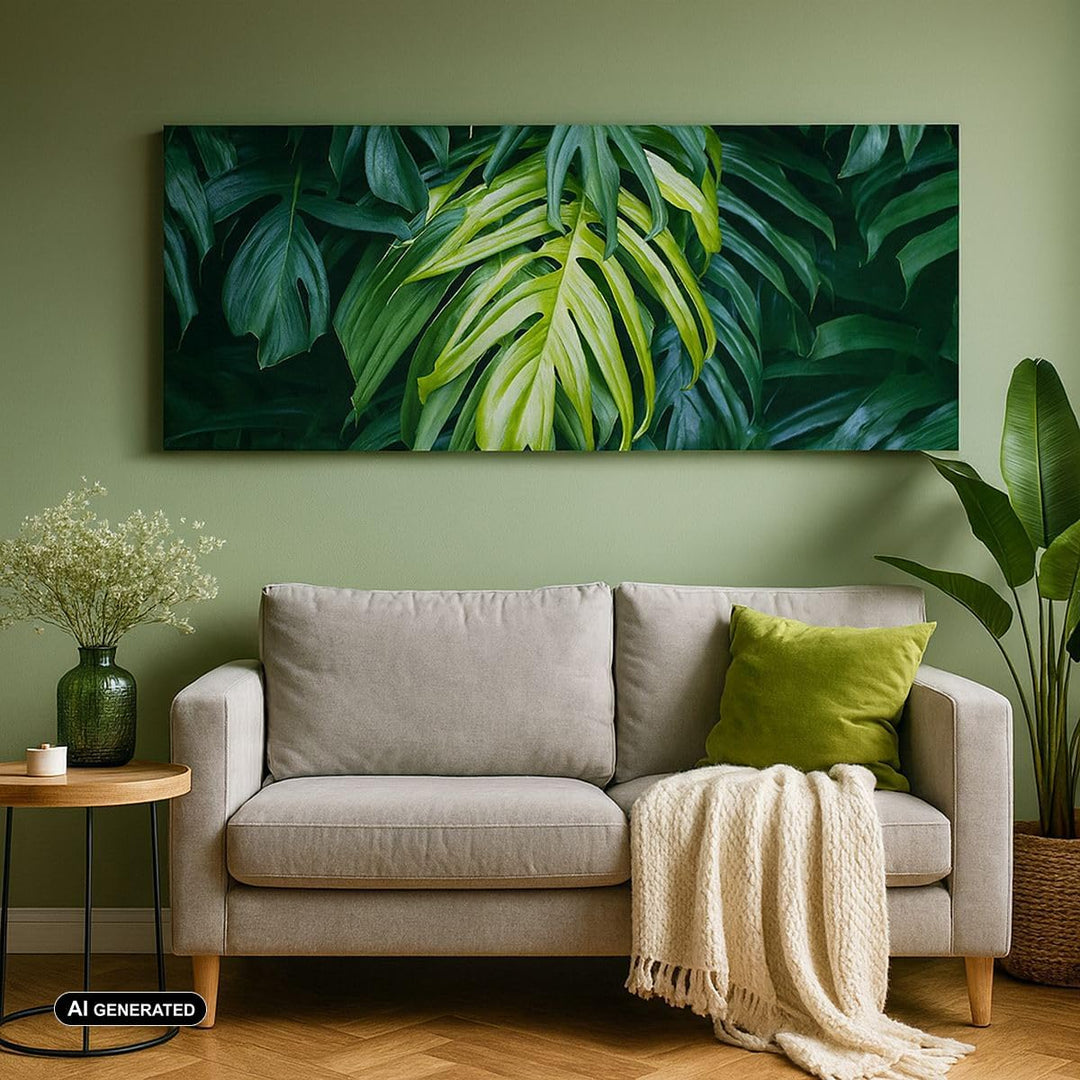 Wandbilder Dekoration Wohnzimmer Blume Natur Panorama Bilder auf Leinwand 120x50cm Leinwandbild mit