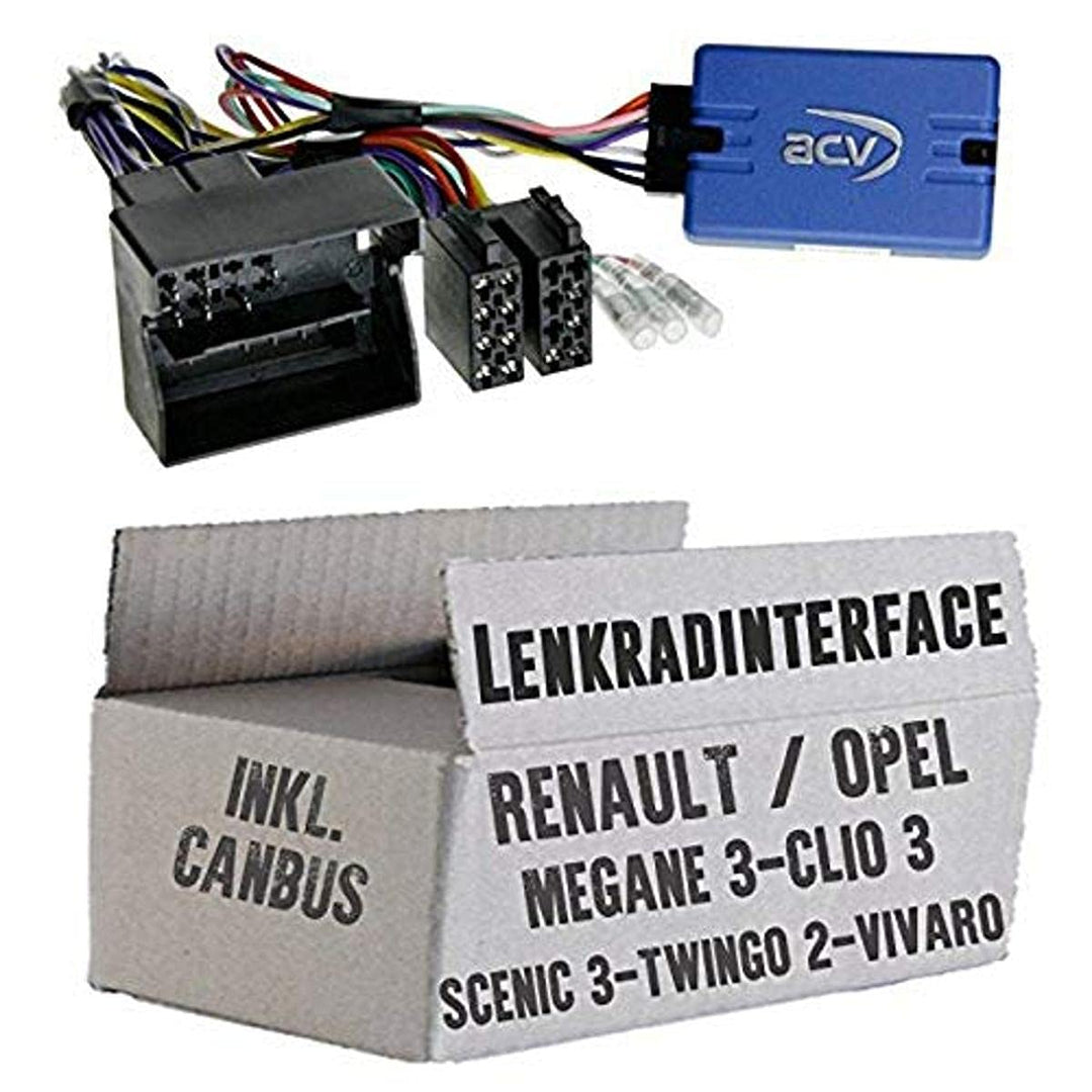 ACV 42SRN006+ML Lenkradfernbedienung Adapter Opel/Renault Verschiedene Modelle Mehrfarbig
