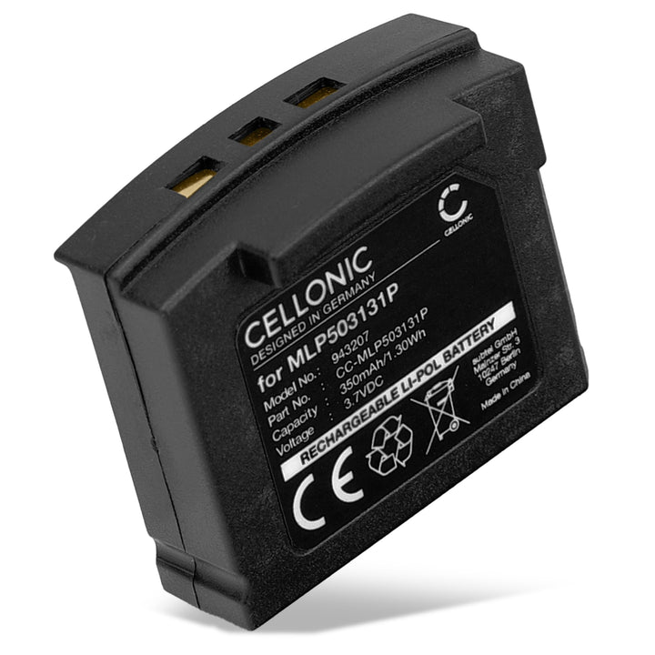CELLONIC, Akku für Headset kompatibel mit Unisar DH900 kompatibel mit Sonumaxx 2.4 PR kompatibel mit