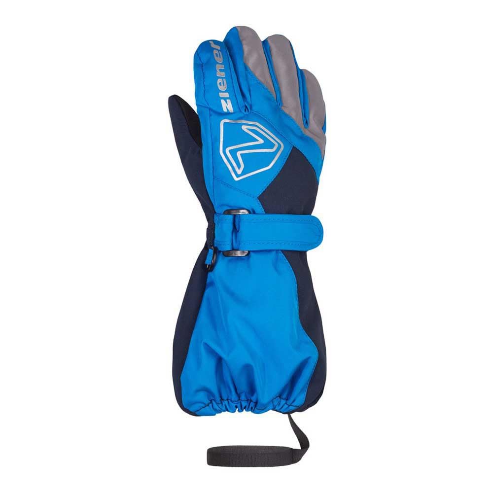 Ziener Unisex Baby Lauro Ski-Handschuhe/Winter | wasserdicht, Lange Stulpe, reflektierend 122 persia