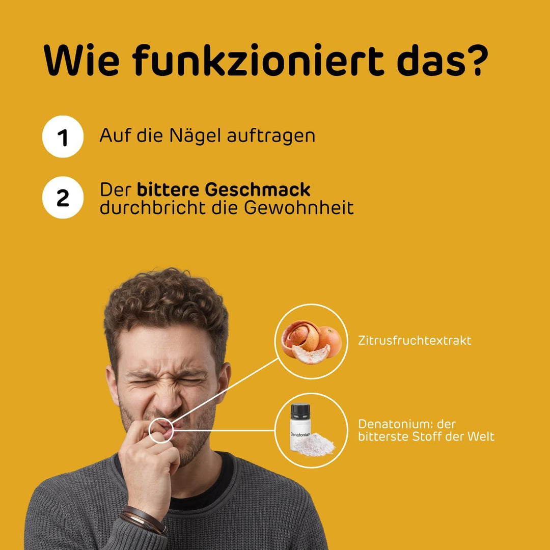 Raylex Stift anti Fingernägel kauen - nägelkauen stoppen für Kinder ab 3 &amp; Erwachsene - Bitterer und