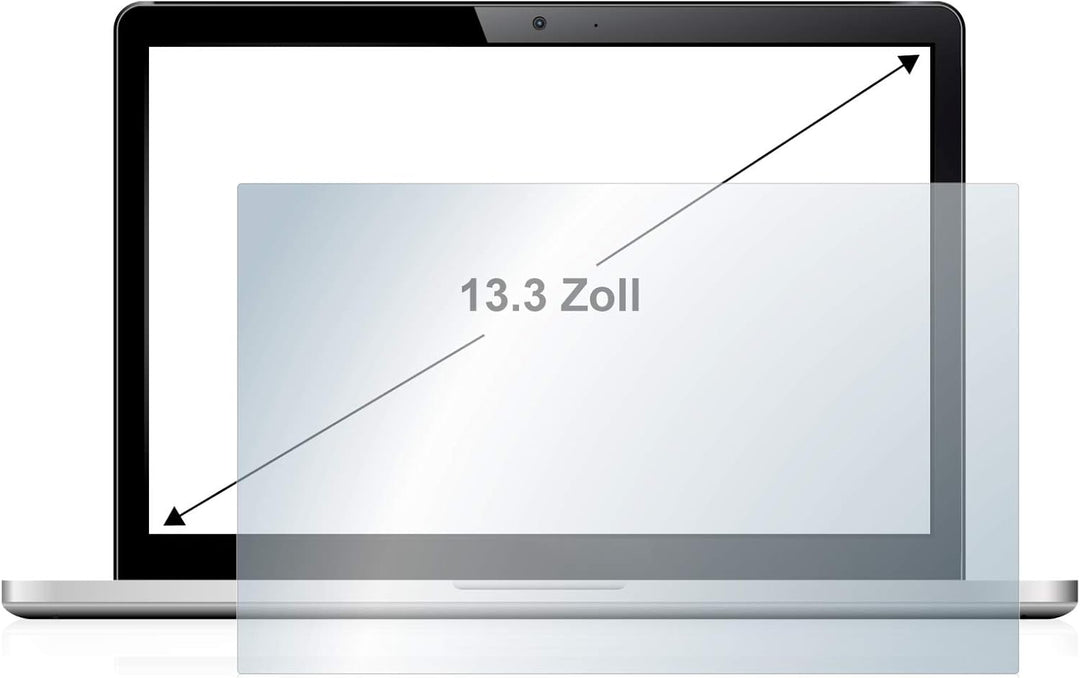 BROTECT 13.3" Entspiegelungs-Schutzfolie für Notebooks mit 13,3 Zoll (33.8 cm) [294 mm x 165.5 mm, 1