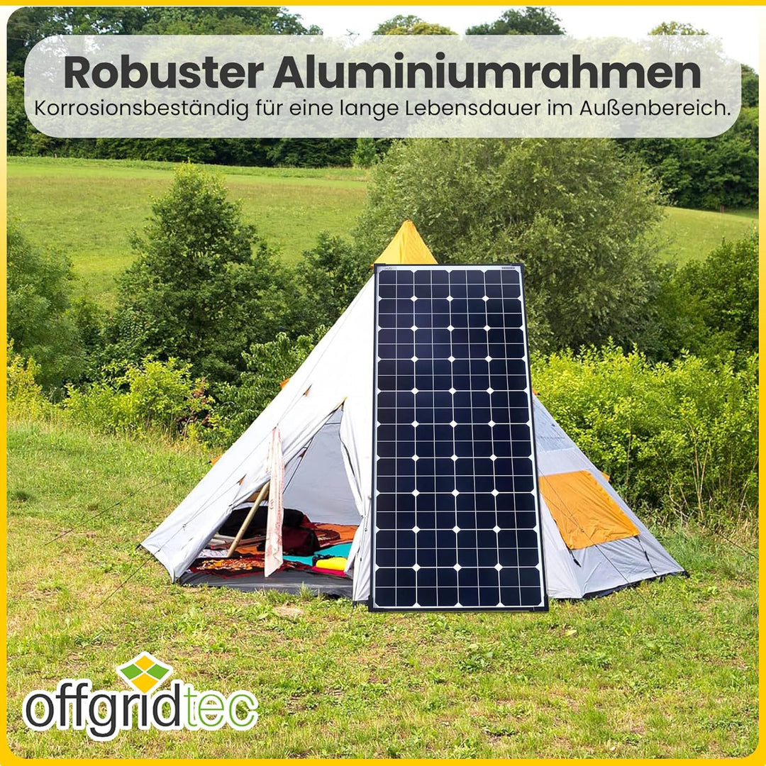 Offgridtec SPR-150 150W 44V High-End Solarpanel 150 Watt Standard, 150 Watt Standard