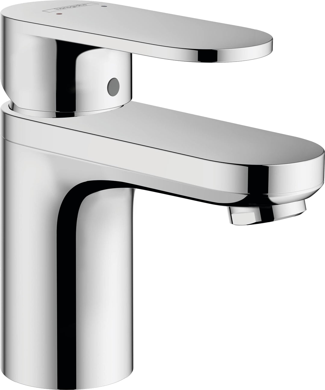 hansgrohe Waschtischarmatur Vernis Blend, Wasserhahn Bad mit Auslauf Höhe 100 mm, mit Zugstange, Bad