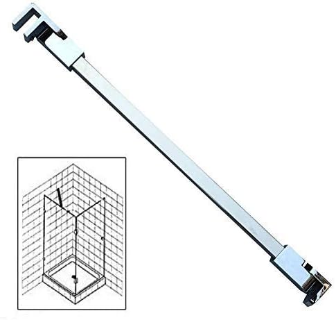 70 cm Edelstahl rahmenlose Dusche Tür Feste seitenwandplatte wall-to-glass Unterstützung Bar für 6mm