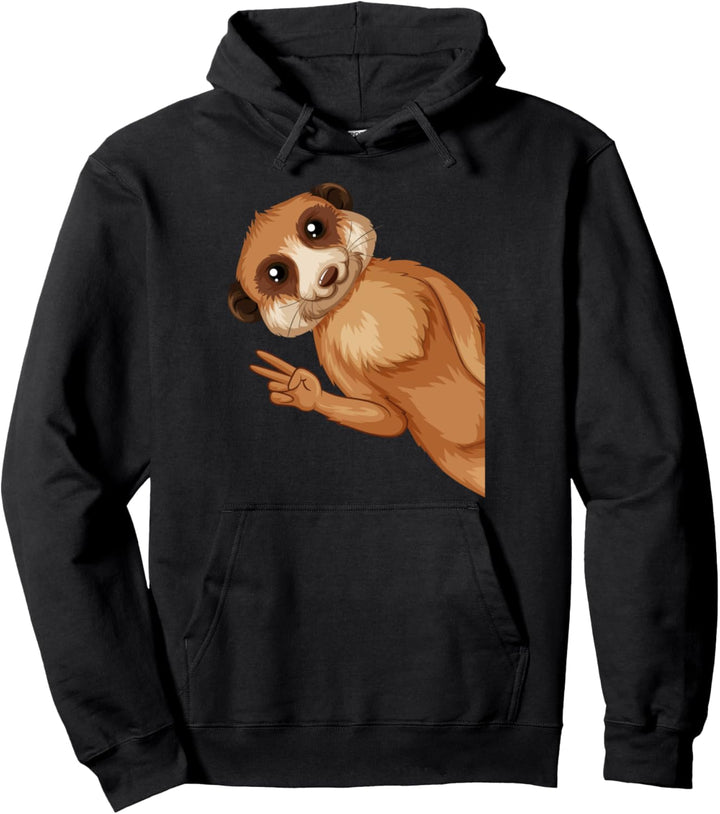 Erdmännchen Kinder Mädchen Jungen Pullover Hoodie