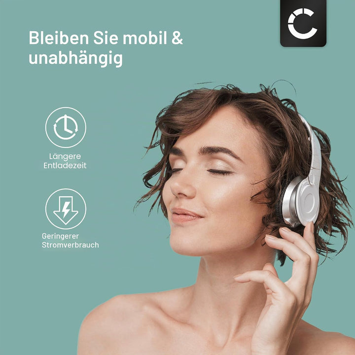 CELLONIC, Akku für Headset kompatibel mit Beats Studio 3.0, Studio 2.0 (560mAh, 3.7V) 1x Ersatzakku