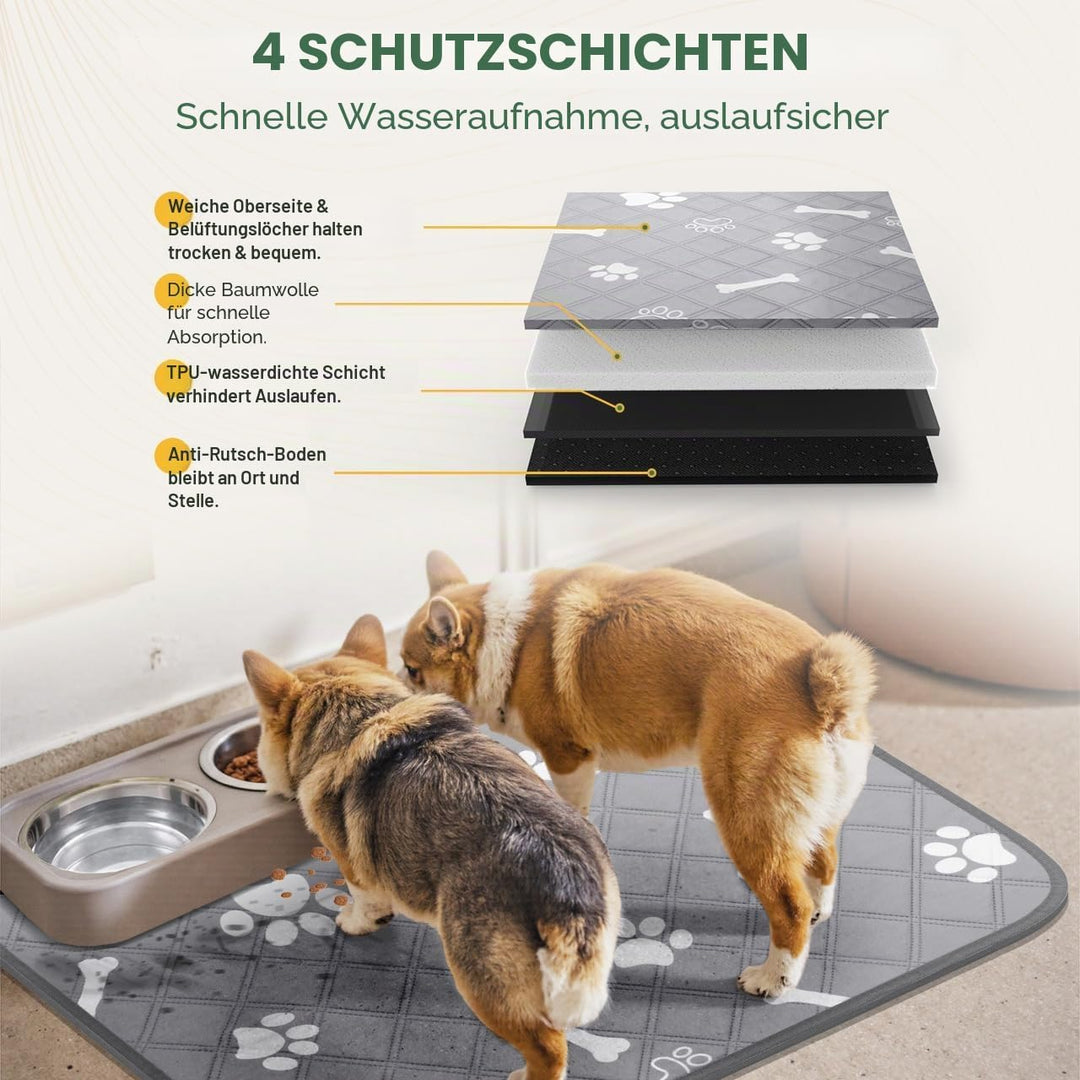 Gimars XXL 2er 120×90 cm Extra Saugstark und Dick Welpenunterlagen waschbar Wiederverwendbare Hundet