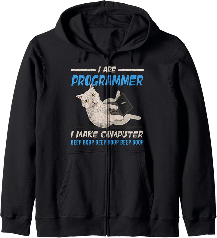 I Are Programmer I Make Computer Beep Boop - Programmierer Kapuzenjacke