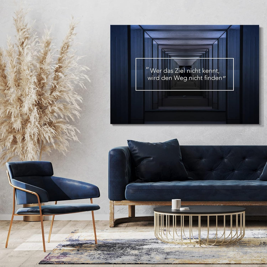 Printed Paintings Leinwand (80x60cm): Motivations-Sprüche und Zitate (Quotes), Inspirational Powe 80