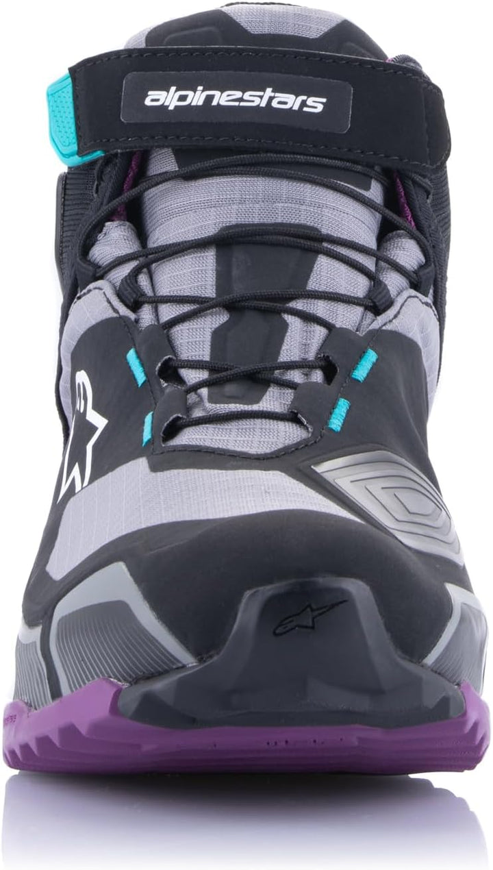 Alpinestars Nc Herren Motorradstiefel 60 EU Black Grey Plum Teal, 60 EU Black Grey Plum Teal