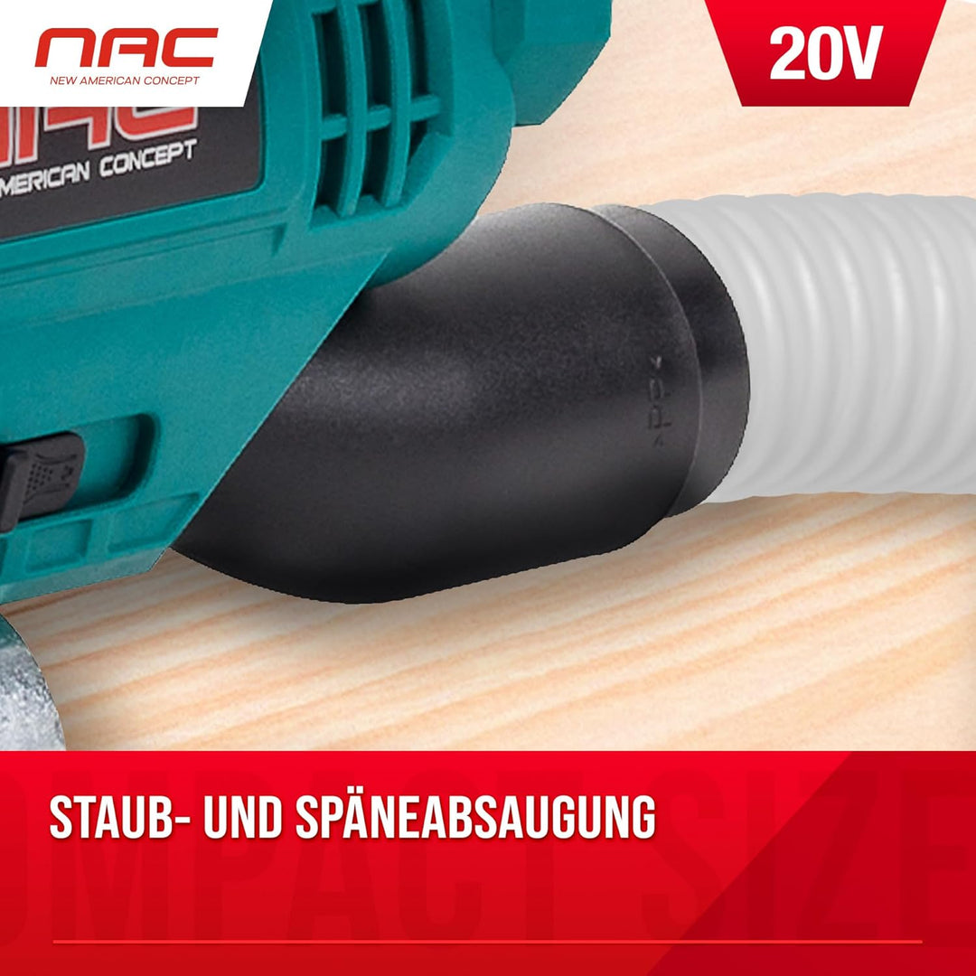 NAC NEW AMERICAN CONCEPT JS-20-LI-ST-20V Akku-Stichsäge, 420 W, Grün