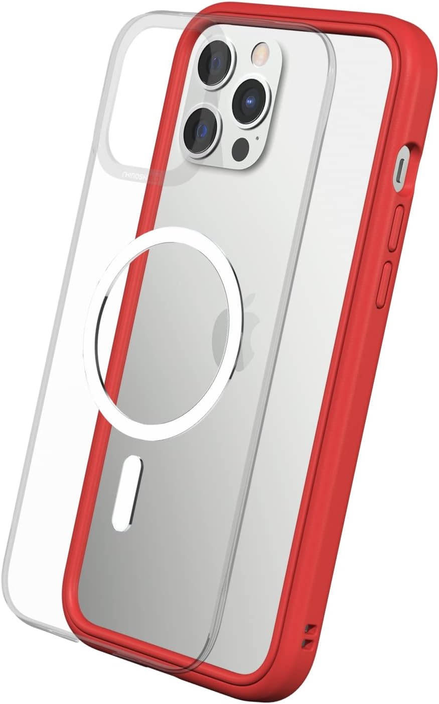 RhinoShield Modulares Case kompatibel mit MagSafe für [iPhone 12 Pro Max] | Mod NX - Überragender Ma