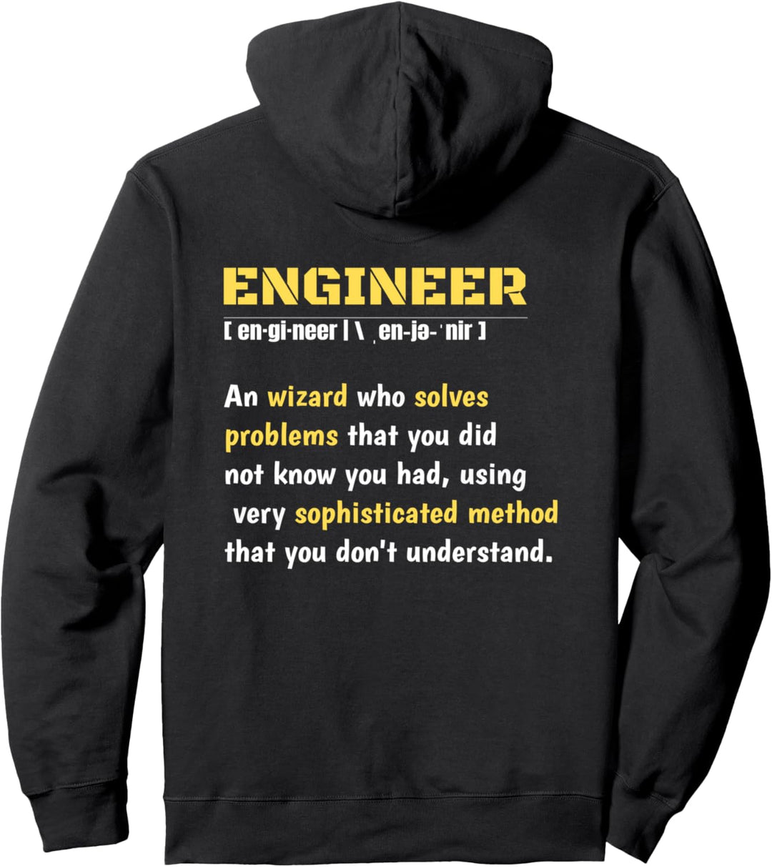 Engineer definition funny design Pullover Hoodie