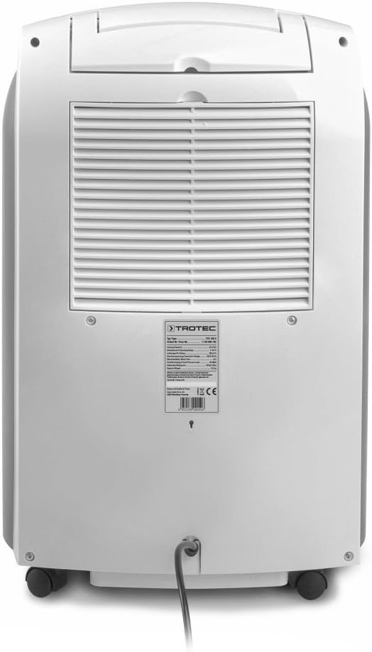 TROTEC Elektrischer Luftentfeuchter TTK 100 E – Entfeuchtungsleistung 30 L/24h, für Räume bis 90 m²