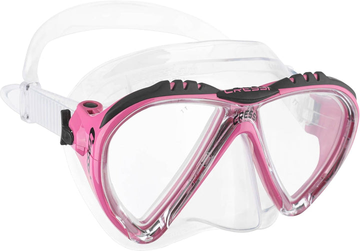 Cressi Tauchmaske Lince Low Volume Made In Italy Rosa, Rosa