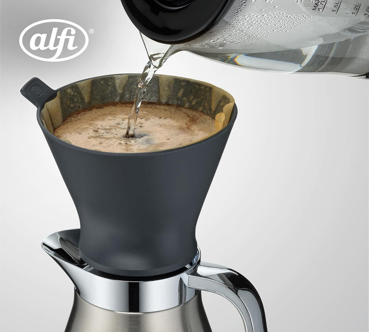 alfi AROMA PLUS FLEX Kaffeefilter, Grösse 4, graphite Kunststoff Graphite, Kunststoff Graphite