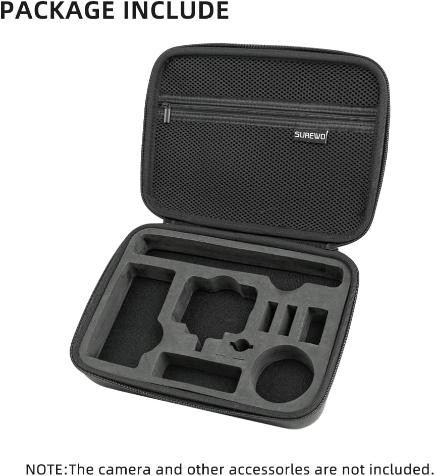 SUREWO Surface-Waterproof DJI Action 4 Carrying Case, tragbare Reisetasche kompatibel mit DJI Osmo A