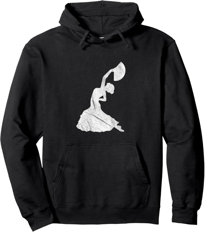 Flamenco Tänzerin Weiss Spanien Kleid Salsa Tanz Für Frauen Pullover Hoodie