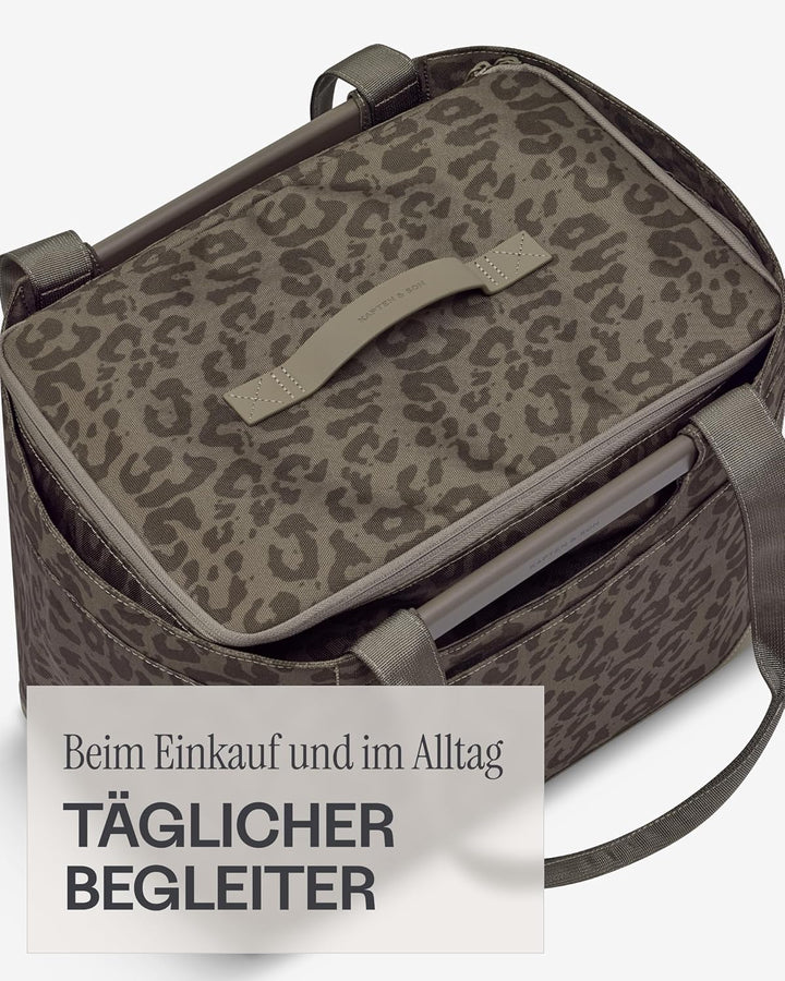 Kapten &amp; Son Vaasa Cooling Inlay Large Leo Braun | 25L Thermotasche aus recyceltem PET für Shopping