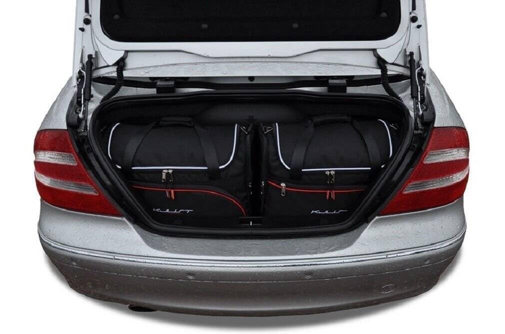 KJUST Reisetaschen 4 STK kompatibel mit Mercedes-Benz CLK Cabrio W209 2002-2010