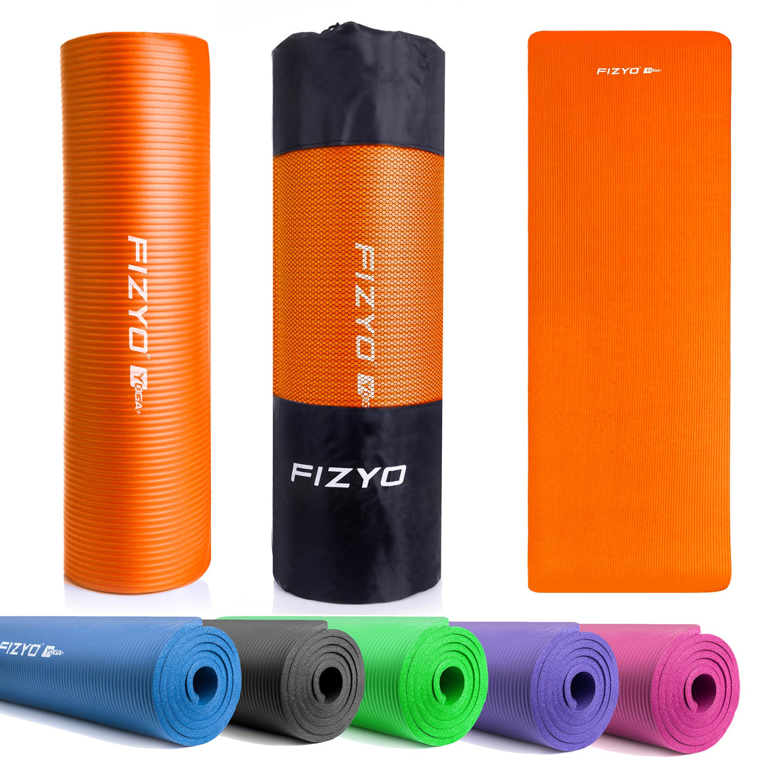 FIZYO Yogamatte 183x61x1 cm – Rutschfeste Fitness- &amp; Trainingsmatte aus NBR-Schaum – Gymnastikmatte