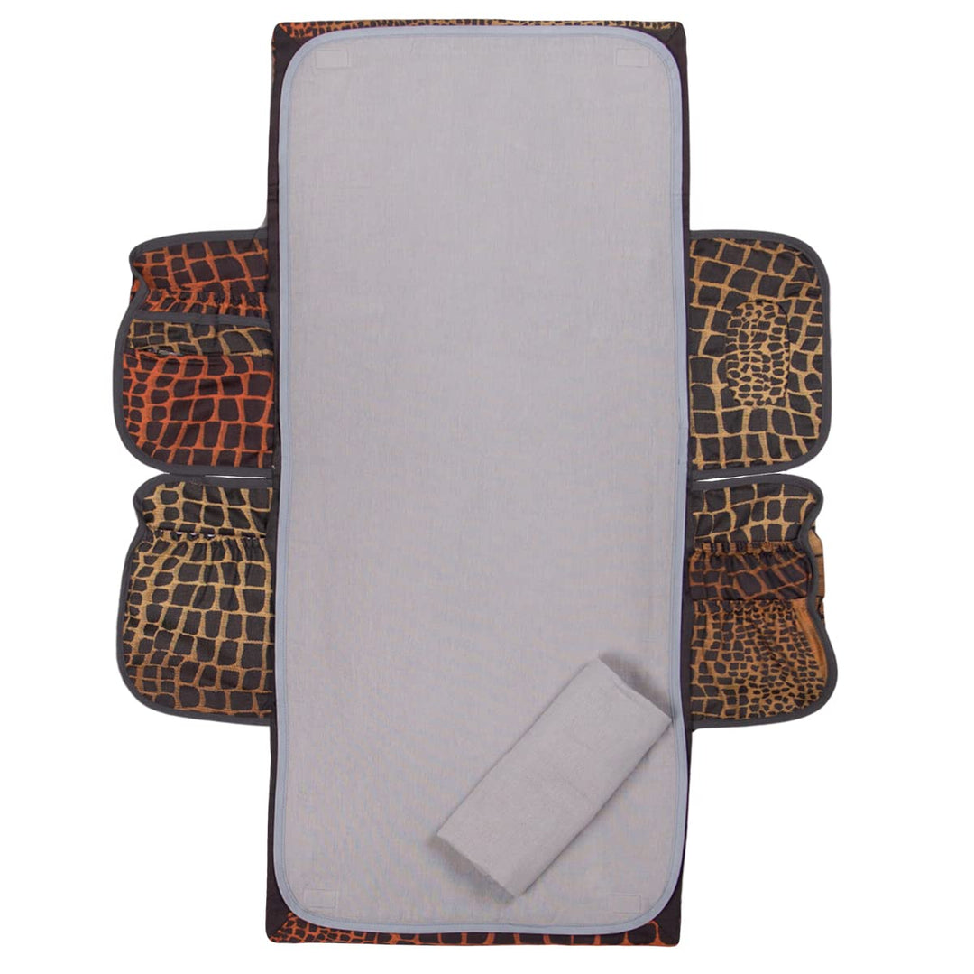 Hoppediz Wickelmax, die Wickelunterlage für unterwegs, Darwin black Darwin black Onesize, Darwin bla