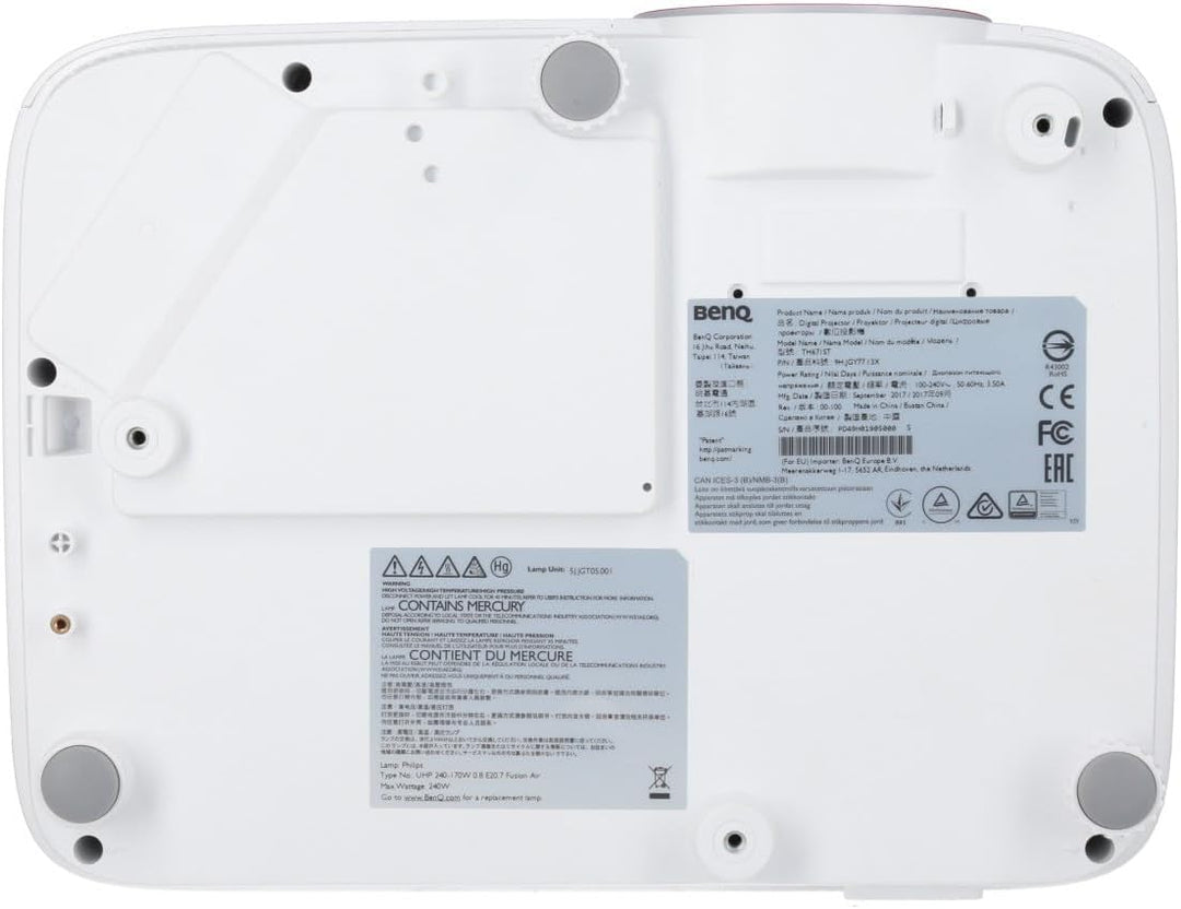 BenQ TH671ST Full HD Projektor (für Gamer mit hoher Helligkeit von 3.000 ANSI Lumen, geringem Input