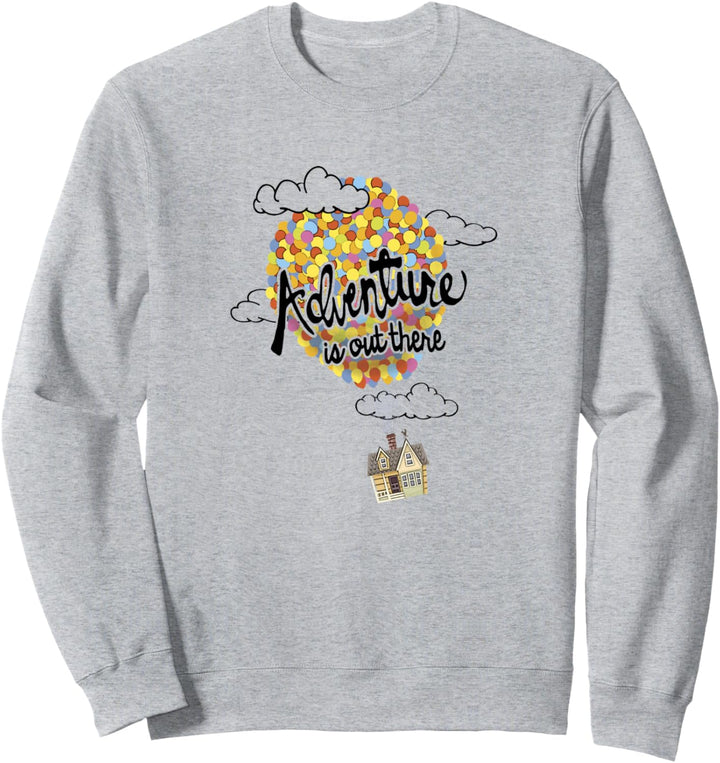 Disney Pixar Up Adventure House Balloon Sweatshirt