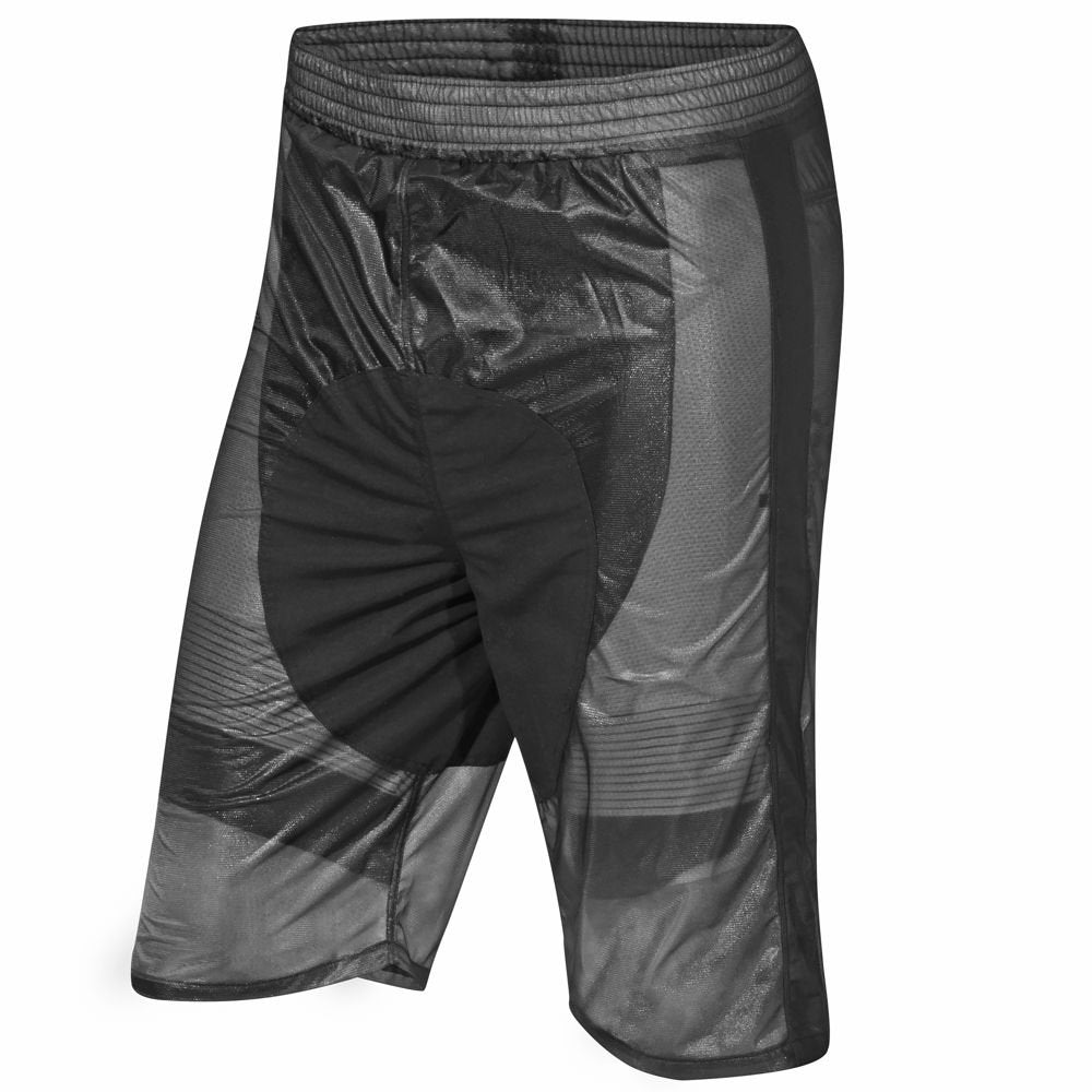 Transparente Regenhose für über die Radhose, Stoff ist wind-und wasserdicht, elastisch, atmungsaktiv