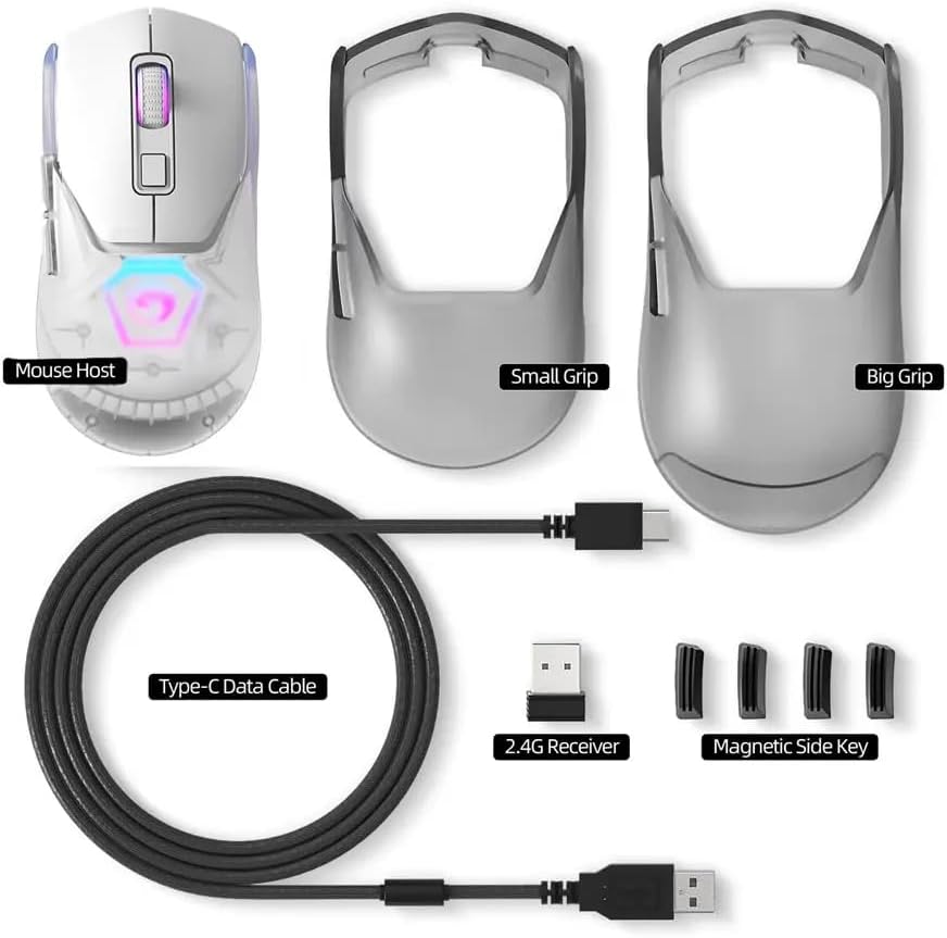 MARVO FIT Pro Maus weiss (1 Stück)