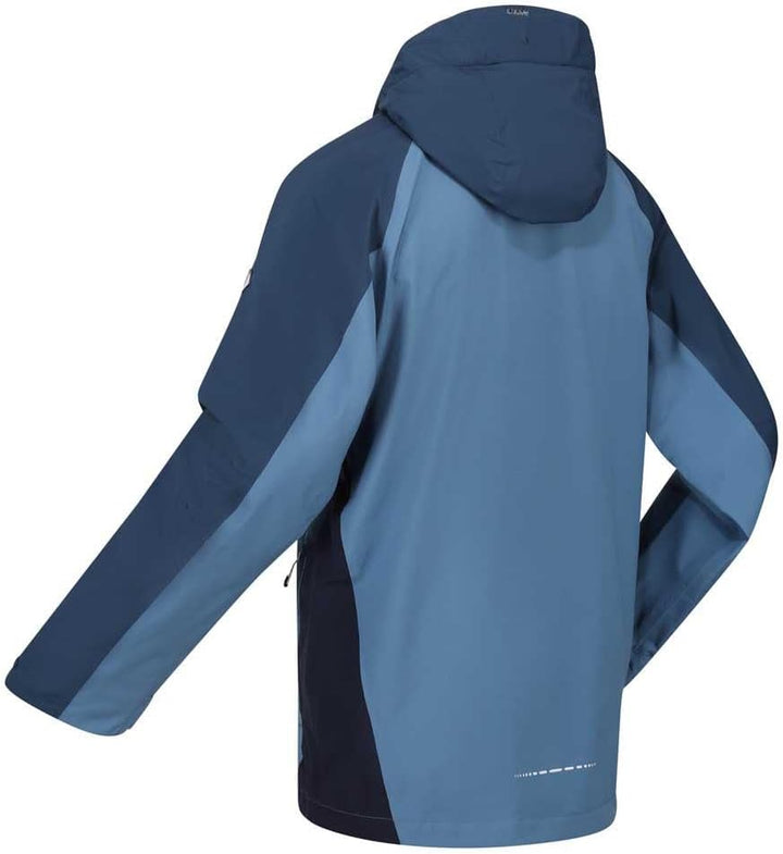 Regatta Outdoorjacke/Regenjacke Raddick für Herren Wasserdicht S Stellar/Blauer Flügel, S Stellar/Bl