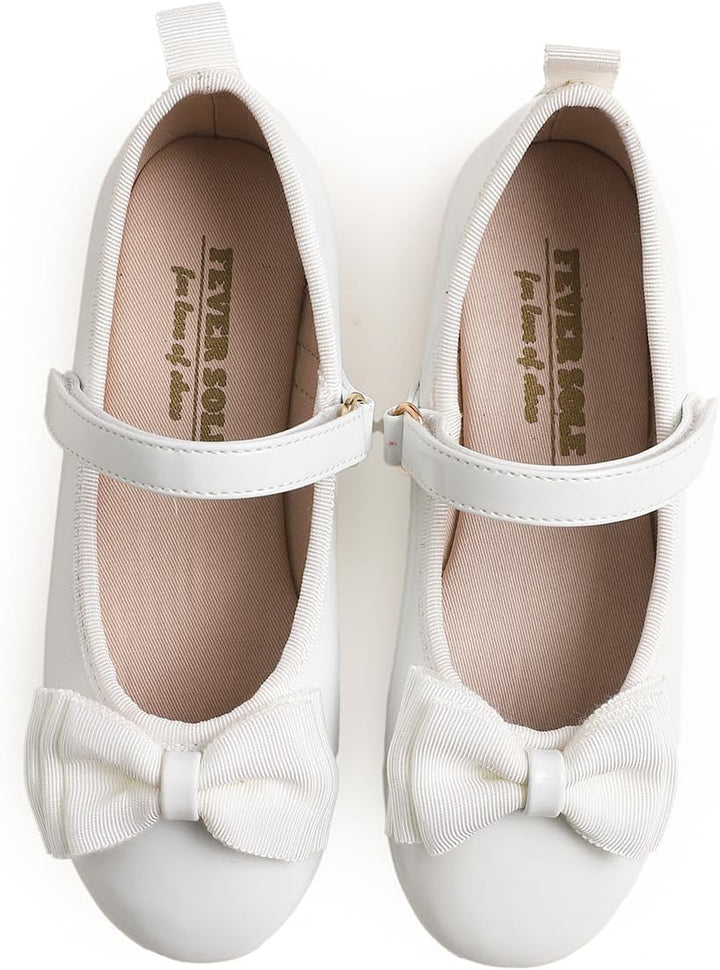 Feversole Bailarinas Niña de Vestir - Zapatos Cómodos para Ceremonias - Ballet Flats 29 EU Fliege We