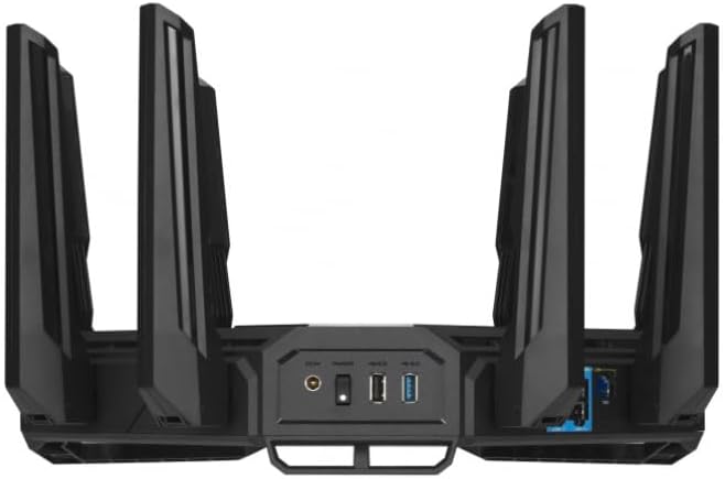 ASUS ROG Rapture GT-BE98 Quad-Band WiFi 7 Gaming Router (320MHz Bandbreite, duale 10G Ports, Backup