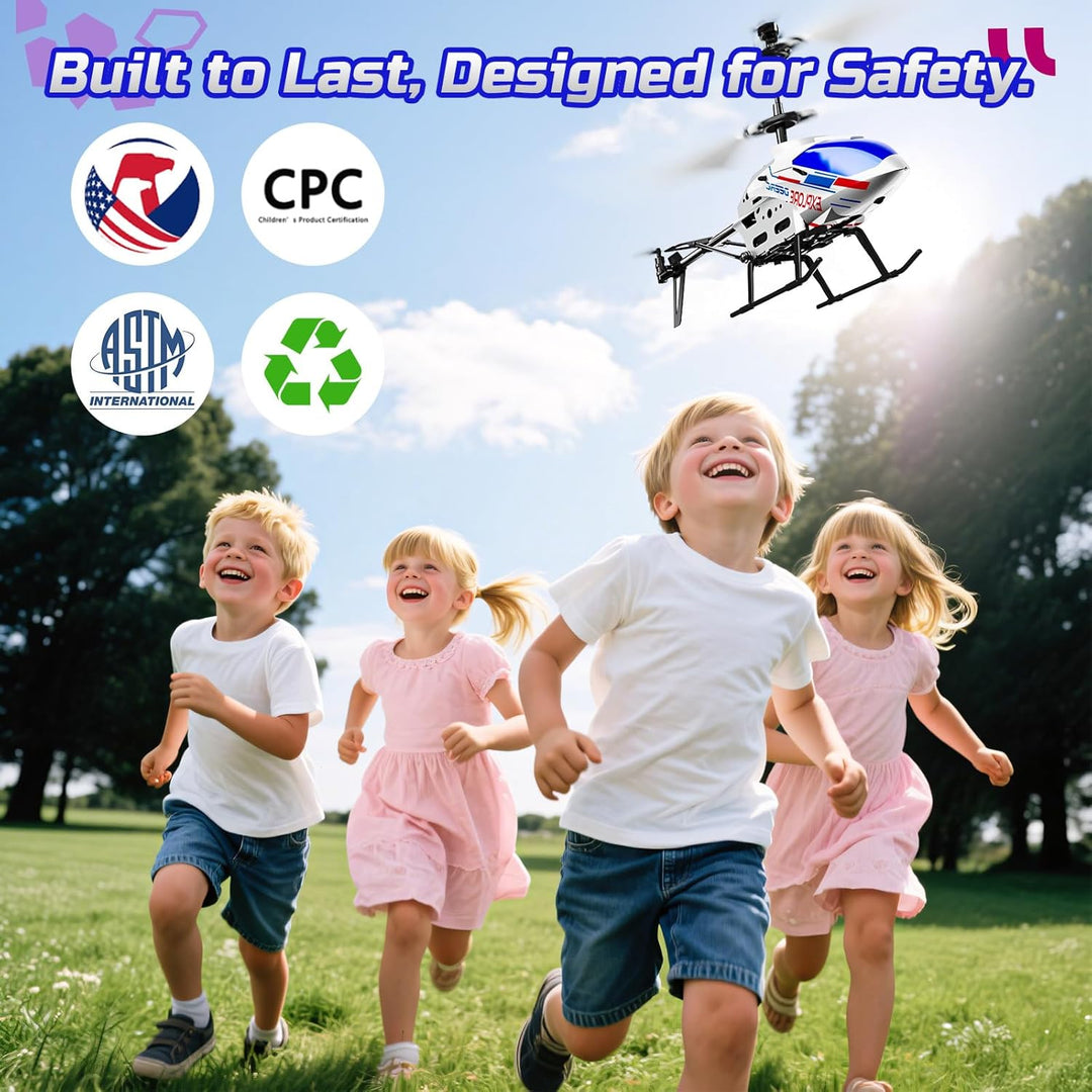 DEERC DE28 Hubschrauber Ferngesteuert,für Einsteiger,Indoor RC Helikopter Spielzeug mit LED-Beleucht