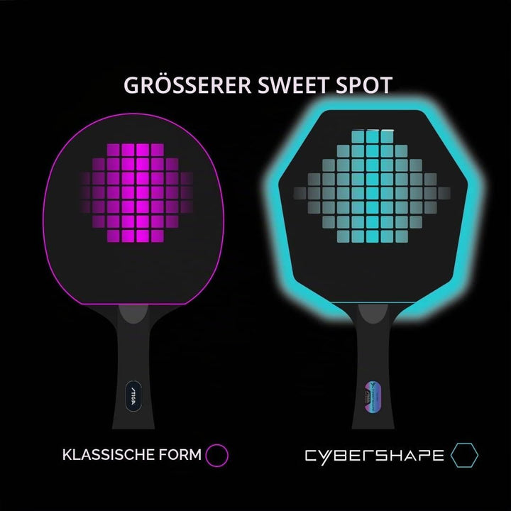 Stiga Cybershape Carbon Professionelles Tischtennisholz – Neuer Revolutionärer Profi Tischtennisschl